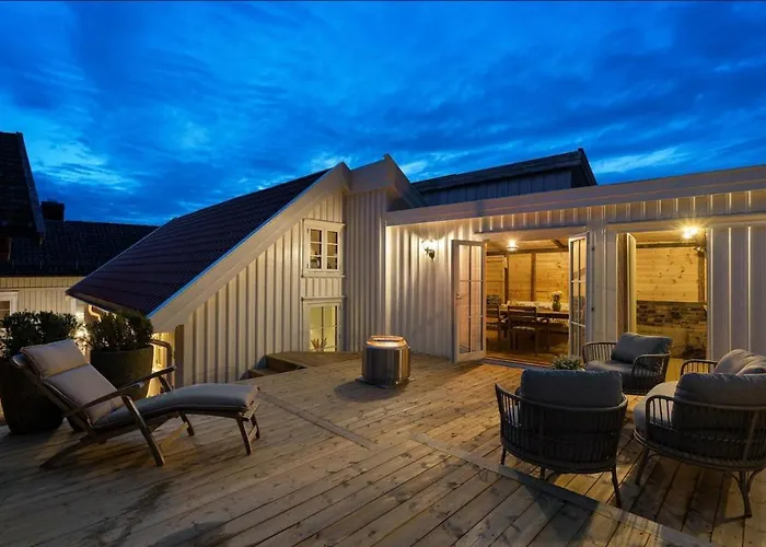 Idylliske Nordbyen - Brygga I Villa *